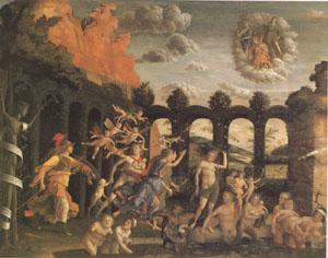 Minerva Chases the Vices from the Garden f Virtue (mk05), Andrea Mantegna